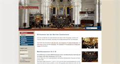 Desktop Screenshot of berliner-domkantorei.de